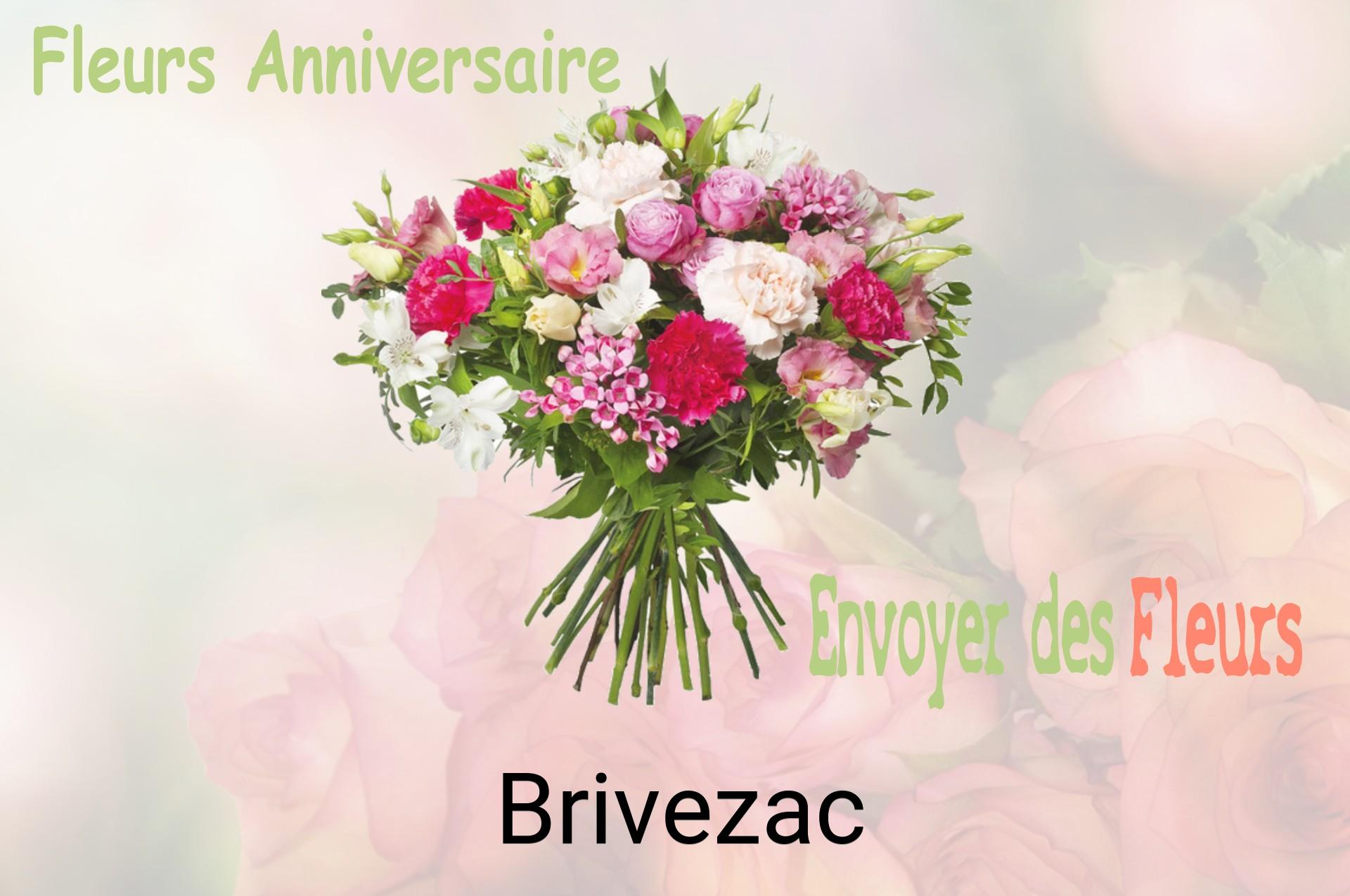 Bouquet de fleurs d’anniversaire livré à Brivezac