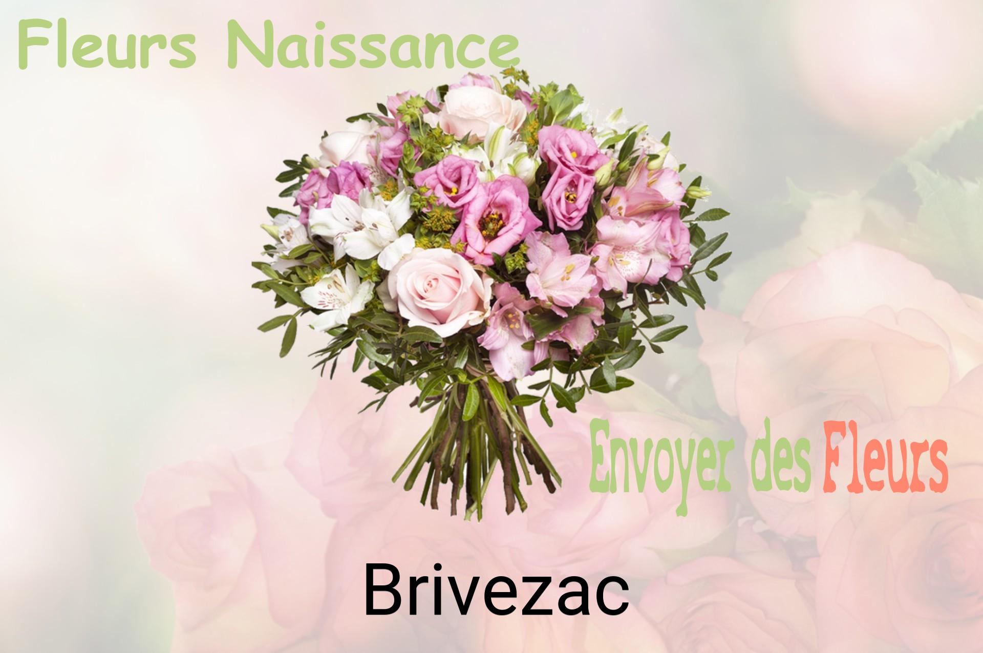 Bouquet de fleurs de naissance livré à Brivezac